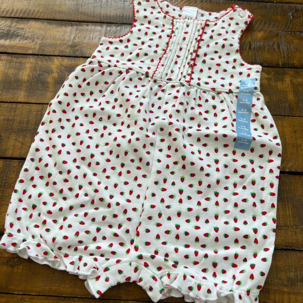 Strawberry Infant Onepiece